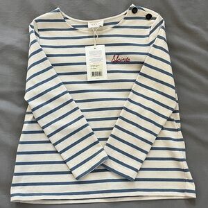 Sezane Colette Mariniere Vintage Blue XS